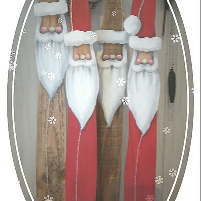 Babbo Natale in legno